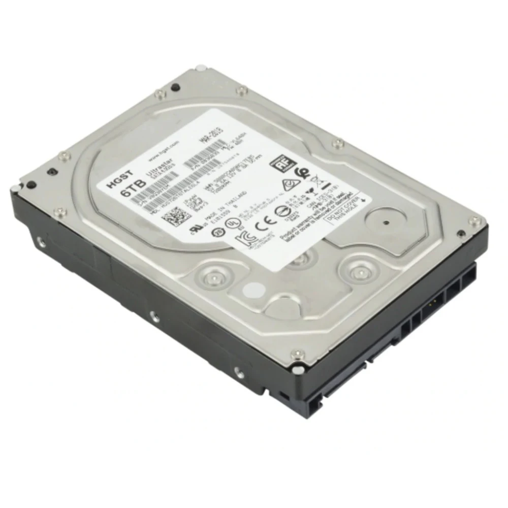 Жесткий диск/ HDD WD SATA Server 6Tb Ultrastar 7200 6Gb/s 256MB 1 year warranty (replacement MG08ADA600E, ST6000NM019B)