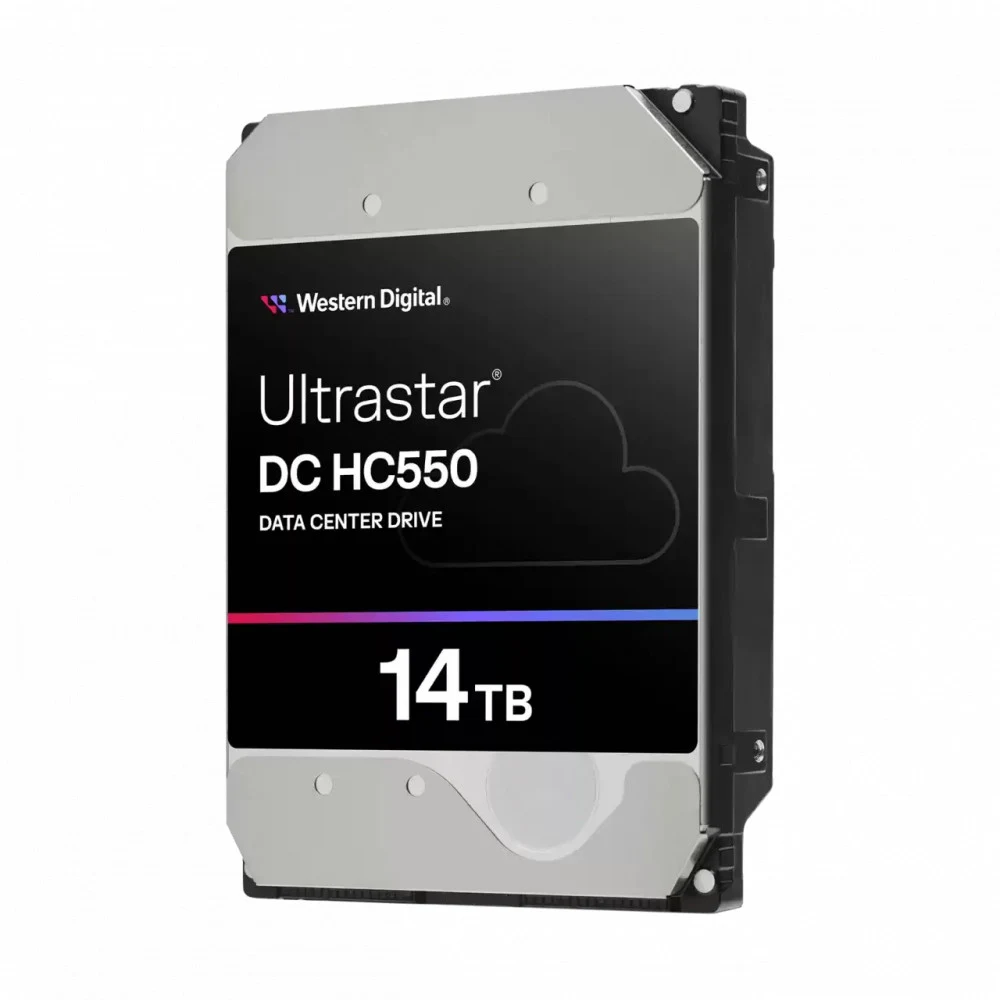 HDD SATA 14000 GB Western Digital Ultrastar, DC HC550, WUH721814ALE6L4, 7200rpm, 512MB, SATA 6 Gb/s