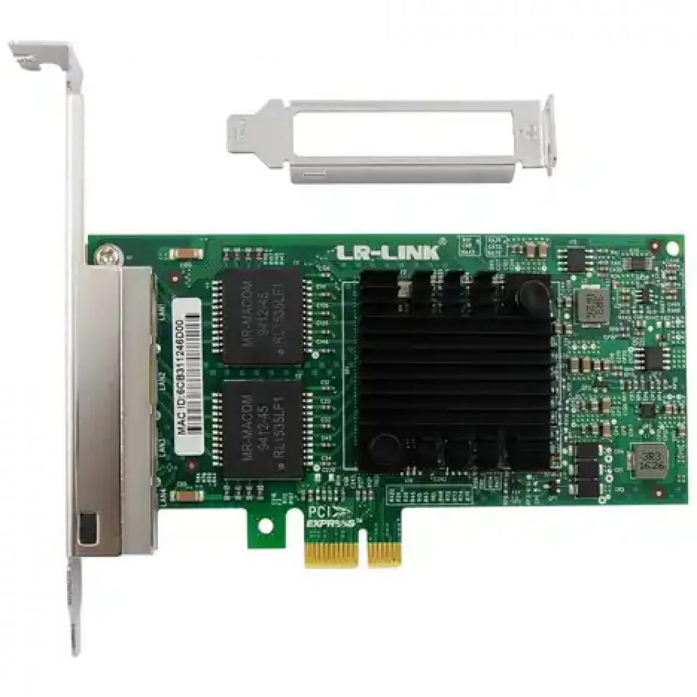 Сетевой адаптер LR-LINK LREC9224PT Intel I350 AM4 PCI-E x1 1GB 4 x RJ45