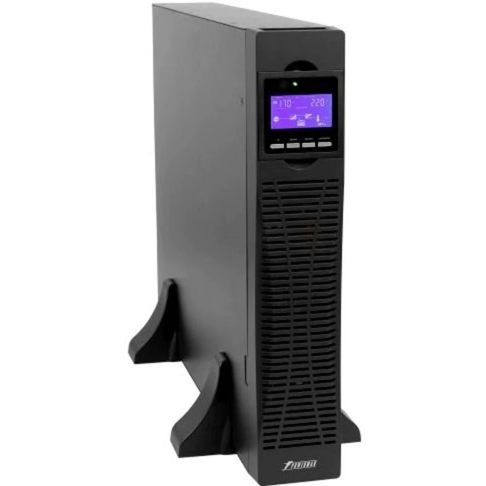 ИБП POWERMAN Online 3000 RT, LCD, двойного преобразования, 3000ВА, 2700Вт, 8 розеток IEC 60320 C13, 1 розетка IEC 320 C19, защита от КЗ, импульсных всплесков сети, перегрузки, разряда и перезаряда б