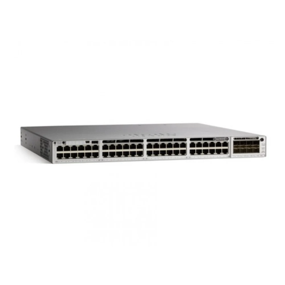 Коммутатор CISCO Catalyst 9300 48-port 1Gb copper with modular uplinks, PoE+, PS 1x715W, PoE+ 437W/1440W, DNA Network Advantage, C9300-48P-A