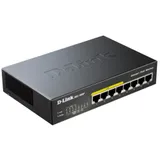 D-Link DGS-1008P Неуправляемый коммутатор с 8 * 10/100/1000Base-T (4*PoE 802.3af/802.3at (30 т), PoE-бюджет 68 т)
