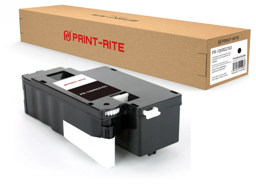 Тонер-картридж стандартной емкости, Xerox, 106R02763 (чёрный), Для Xerox WorkCentre 6025/6027, Phaser 6020/6022, 2 000 страниц (А4)