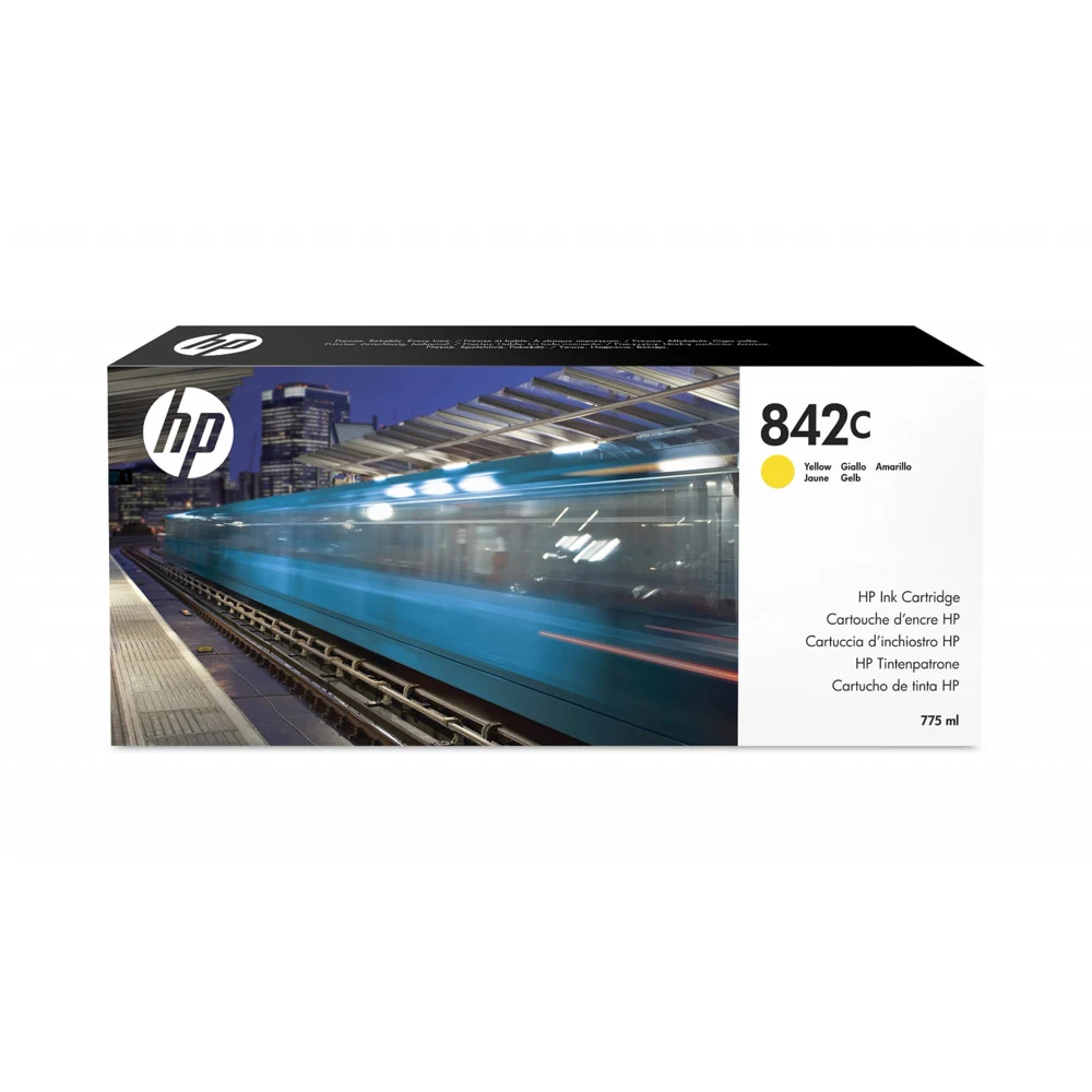 HP 842C 775-ml YellowInkCartridge