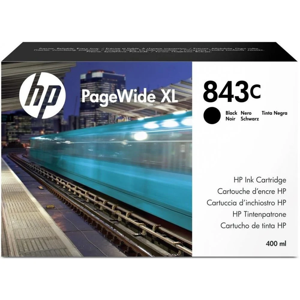 Cartridge HP 843C с черными чернилами 400 мл для PageWide XL 5000/4x000
