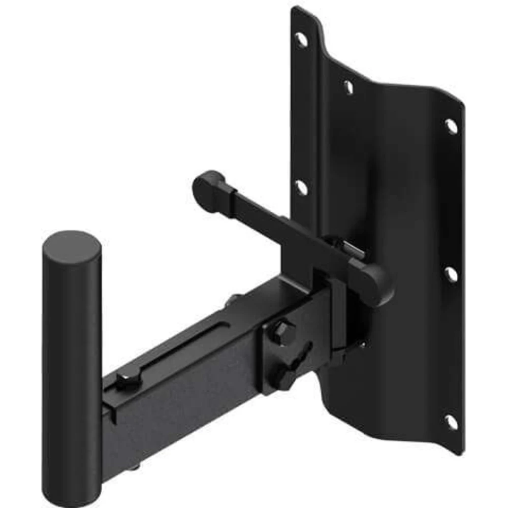 CAYMON Кронштейн WLB25/B Настенный кронштейн для установки громкоговорителей. Стакан 35-мм, 250 мм расстояние до стены, угол наклона регулируется в 5 шагов от 0 ° до 45 °, угол поворота можно отрегу