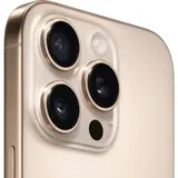 Смартфон Apple A3294 iPhone 16 Pro 128Gb бежевый титан моноблок 3G 4G 2Sim 6.3" 1206x2622 iOS 18 48Mpix 802.11 a/b/g/n/ac/ax/be NFC GPS Protect