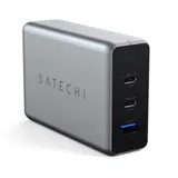 SATECHI 100W USB-C PD Compact Charger- EU ( x2 Type-C / x1 Type-A) (space gray)