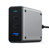 SATECHI 100W USB-C PD Compact Charger- EU ( x2 Type-C / x1 Type-A) (space gray)
