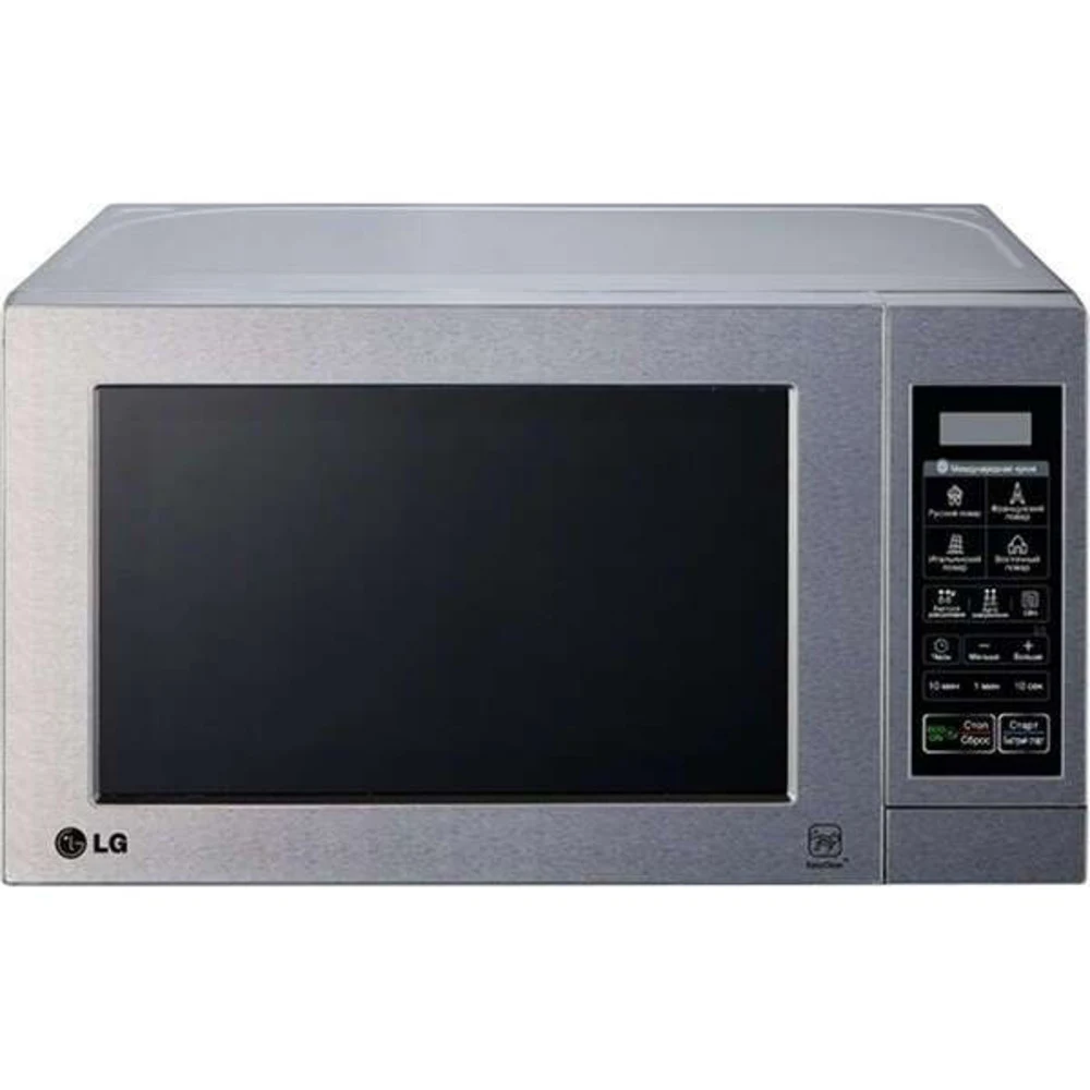 Микроволновая печь LG MS-2044V, Gray, 700 Вт, 20 л, 32 программы, Сенсорное управление, Антибактериальная эмаль, Solo
