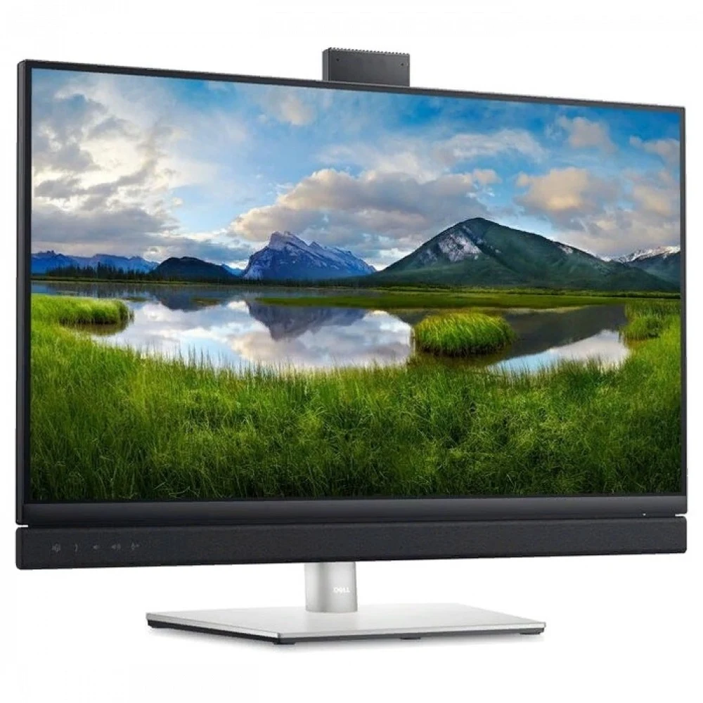Dell 27" C2722DE S/Bk ( IPS 350 cd/m2 1000:1 5ms 2560x1440 178/178 DP(In) DP(Out) with MST HDMI 2xUSB-C 4xUSB RJ45 Tilt, Swivel, HAS Pivot Spk 2x5W Mcr WebCam VESA)