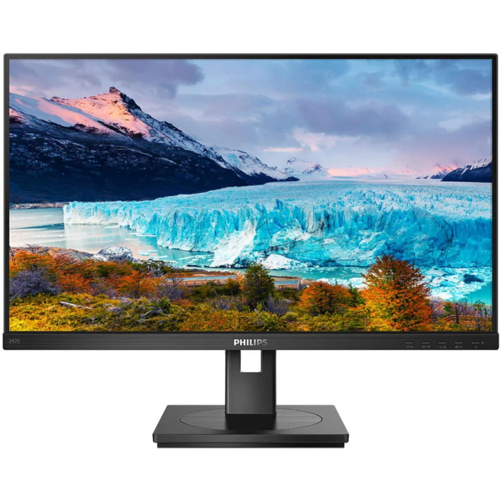 Монитор Philips 23.8" 242S1AE (00/01) черный IPS LED 4ms 16:9 DVI HDMI M/M матовая HAS Pivot 1000:1 250cd 178гр/178гр 1920x1080 D-Sub DisplayPort FHD 3.4кг