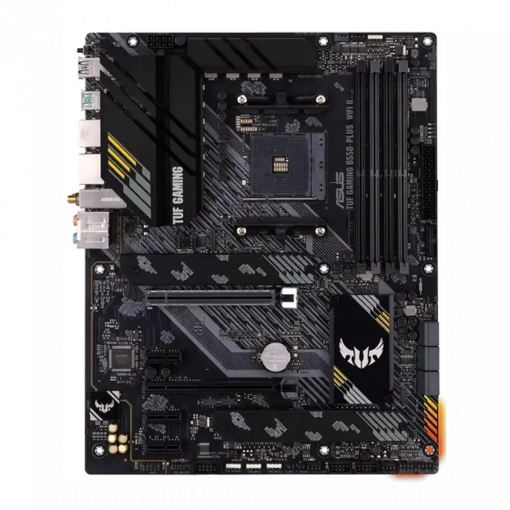 Материнская плата ASUS TUF GAMING B550M-PLUS WIFI II AM4 mATX 4xDDR4 2xPCIEx16 PCIEx1 2xM.2 USB-C DP HDMI 2.5GLAN Wi-Fi 6 (305705) {10}