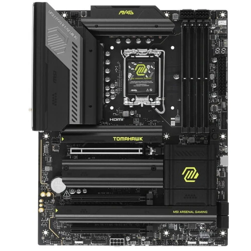 Материнская плата MSI MAG Z890 TOMAHAWK WIFI Z890, LGA1851, 4*DDR5, 3*PCIEx16, 4*M.2, 2*TypeC, 3*USB3.2Gen2, 6*USB3.2Gen1, 4*USB2.0, 4*SATA3.0, 5G, 2*Type-C(DP), HDMI, ATX, RTL