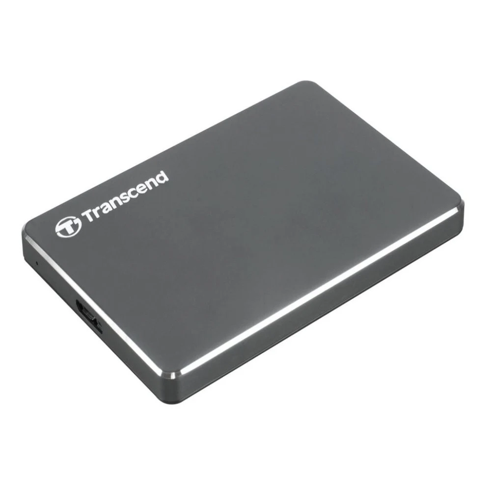 Жесткий диск Transcend USB 3.0 2Tb TS2TSJ25C3N StoreJet 25С3 2.5" серый Размеры 114,5 x 78,5 x 9,95 мм (4,51" x 3,09" x 0,39") Вес 136 г Тип памяти 2,5-дюймовый жесткий диск SATA Интерфейс USB 3.1 G