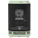 Компьютерный корпус, Thermaltake, The Tower 300 Matcha Green, CA-1Y4-00SEWN-00, Micro Tower, Mini-ITX/M-ATX, USB 3.2*1, USB 3.0*2, HD Audio/mic, 3*140мм CT140, Максимальная длина видеокарты 400мм, М