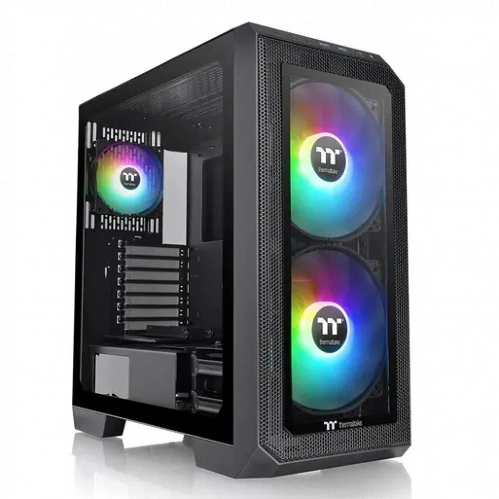 Компьютерный корпус, Thermaltake, View 300 MX, CA-1P6-00M1WN-00, Mid Tower, ATX/M-ATX/Mini ATX/E-ATX, USB3.0*2, Type C*1, HD-Audio, 2*200мм ARGB PWM /1*120мм ARGB PWM fan, Высота кулерного процессор