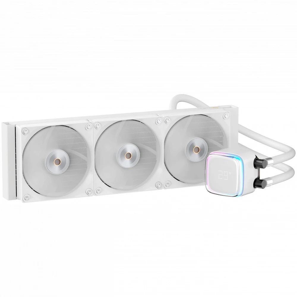 Система жидкостного охлаждения/ Water Cooling System Ocypus Iota L36 WH (300W, 360mm, White, ARGB Pump, Fans: 3x120mm, 77CFM, 2000RPM/ Pump height 65mm, 27dBA, 3100RPM, Rad thickness 27mm/ S: 1851,
