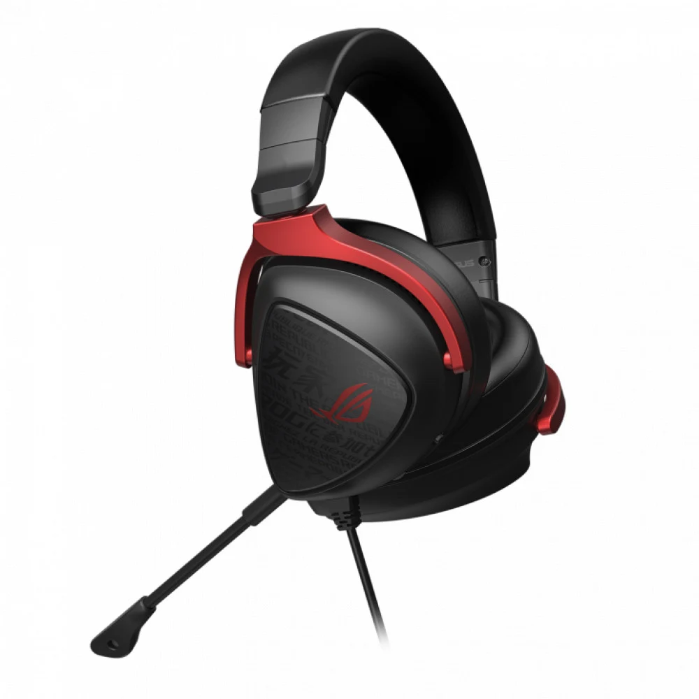 Гарнитура Asus ROG Delta S Core, 20Hz-40kHz, 32 Om, mic 100Hz-10kHz, -40dB, 1.5m, Black-Red