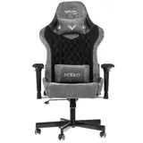 Кресло игровое Zombie VIKING 7 KNIGHT Fabric черный текстиль/эко.кожа с подголов. крестовина металл