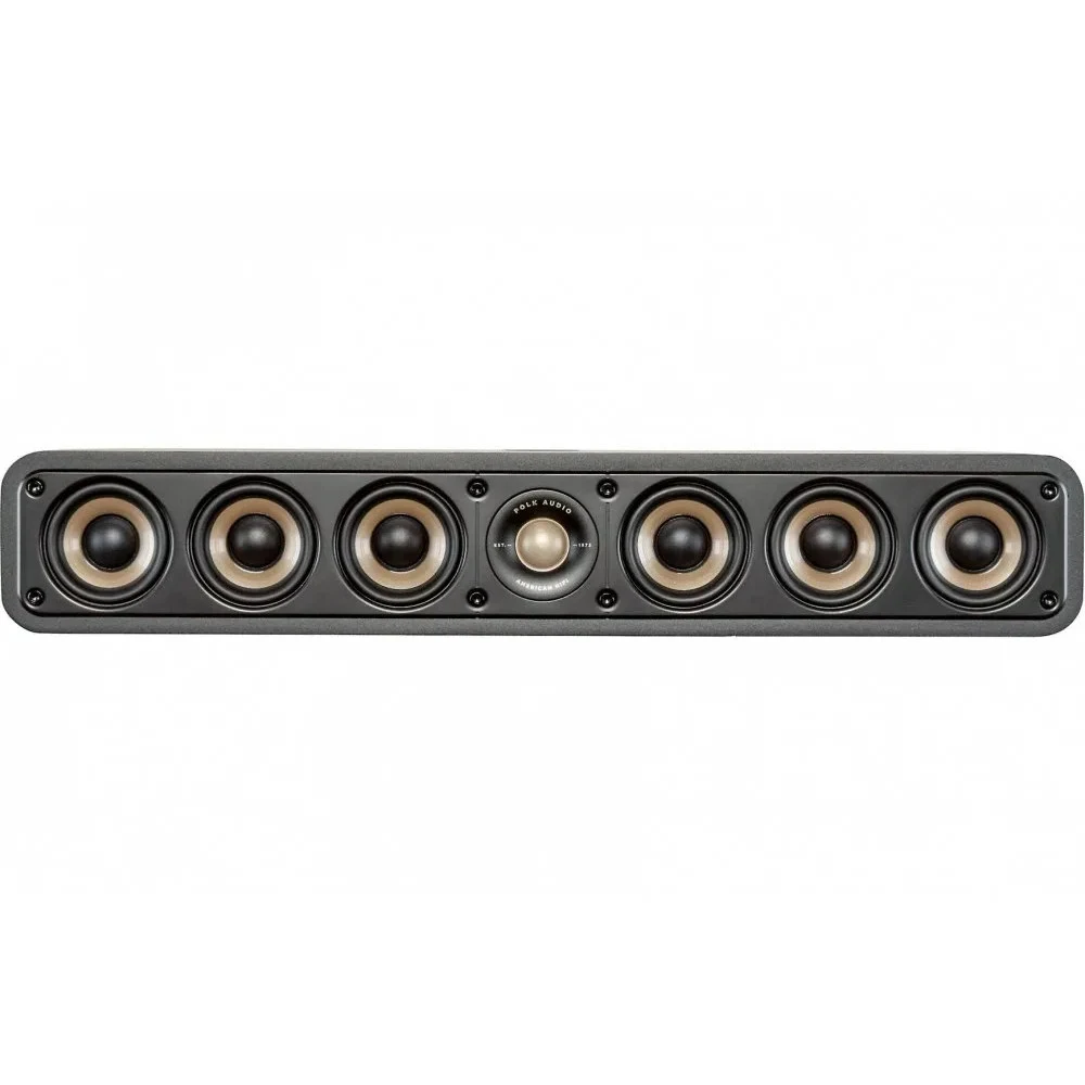 POLK AUDIO Громкоговоритель Sig Elite ES35C ЧЕРНЫЙ, АС централього канала. Диапазон частот: 53 Гц – 40 кГц , Чувствительность:88 дБ, Номинальный импеданс: 8 Ом, Реком. мощность: 20 – 150 Вт, Размеры