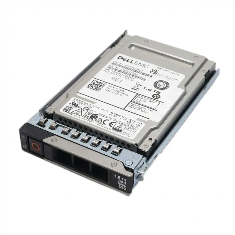 SSD Dell/1.6TB SSD up to SAS 24Gbps ISE MU 512e 2.5in Hot-Plug 3DWPD, CK 345-BHQL