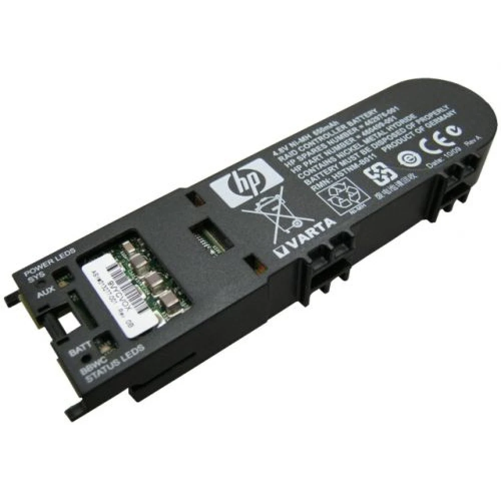 HPE Battery module with integrated charger 4/V700HT Ni-MH 4.8V 650mAh (For use with the P212, P410, and P411 SAS controller boards with BBWC) Repl. For 462969-B21