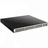 D-Link DGS-1210-52MP/FL1A, L2 Managed Switch with 48 10/100/1000Base-T ports and 4 100/1000Base-T/SFP combo-ports (48 PoE ports 802.3af/802.3at (30 W), PoE Budget 370 W).16K Mac address, 802.3x Flow