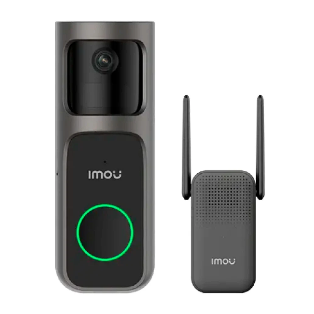 Видеодомофон, Imou, Doorbell 2S Kit, CMOS-матрица 1/2.9", Механический ИК-фильтр, ИК-подсветка - до 5 м, Функция день/ночь, 2.0 мега., Объектив: 1,9 мм, Скор. записи: до 20 к/c