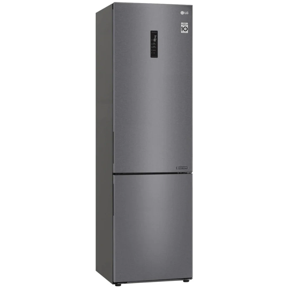 Холодильник LG Electronics/ 595x2030x682, Total No Frost, 419 л., SN-ST, А+, инверторный мотор, темный графит