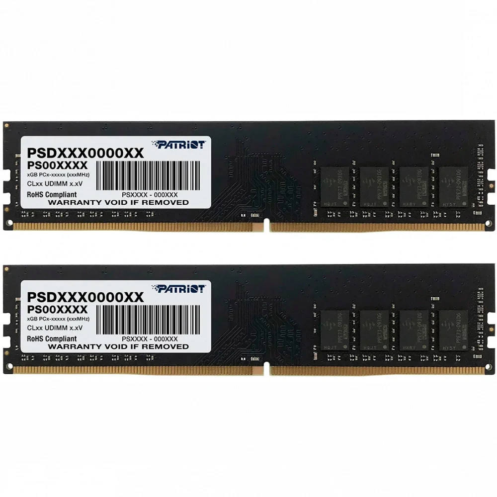 Оперативная память DDR4 2x8Gb 3200MHz Patriot PSD416G3200K Signature RTL PC4-25600 CL22 DIMM 288-pin 1.2В single rank Ret [PSD416G3200K]