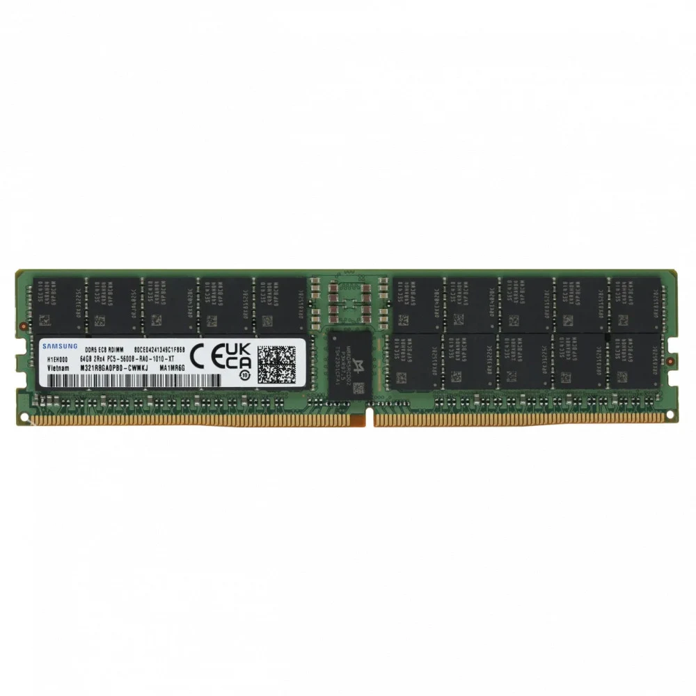 Модуль памяти Samsung 64GB DDR5 M321R8GA0PB0-CWMXJ 5600MHz DIMM 2Rx4 Registred ECC