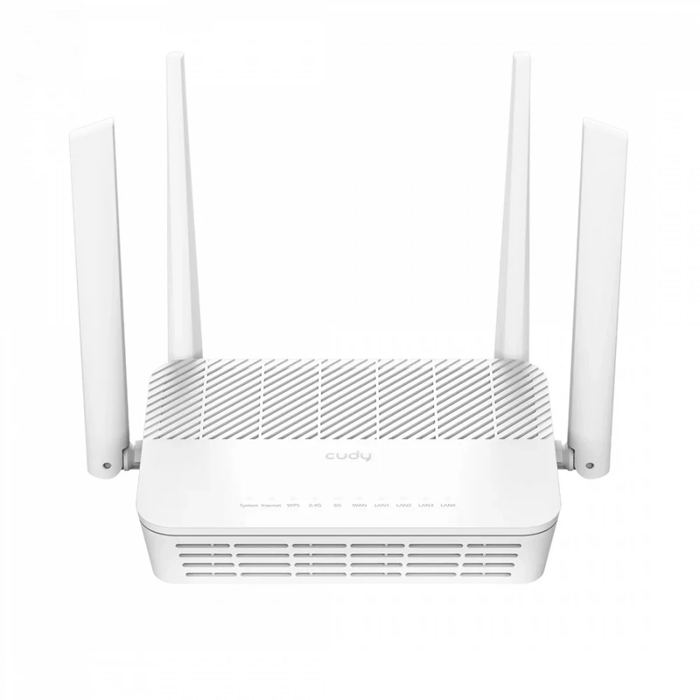 Маршрутизатор CUDY AX3000 2 5G Wi-Fi 6 Mesh PoE Router Dual Band, Chipset MT7981BA+MT7976CN+MT7531AE+RTL8221B, 802.11ax/ac/a/b/g/n, 2402Mbps at 5GHz + 574Mbps at 2.4GHz, 1 x 2.5G Port(PoE-IN,802.3at