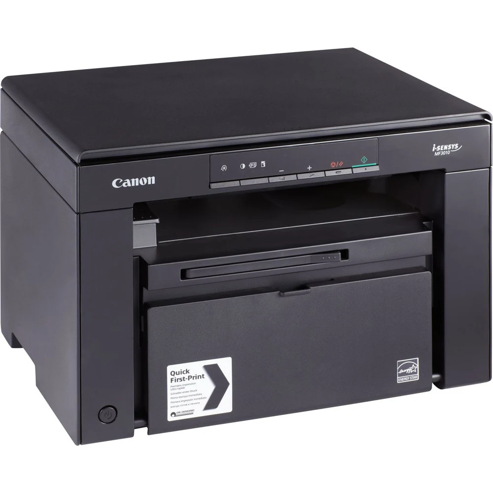МФУ Canon i-SENSYS MF3010 Bundle (А4, Printer/ Scanner/ Copier, 600 dpi, Mono, 18 ppm, tray 150 pages, USB 2.0, cart. CRG 725 + 2 CRG 725)