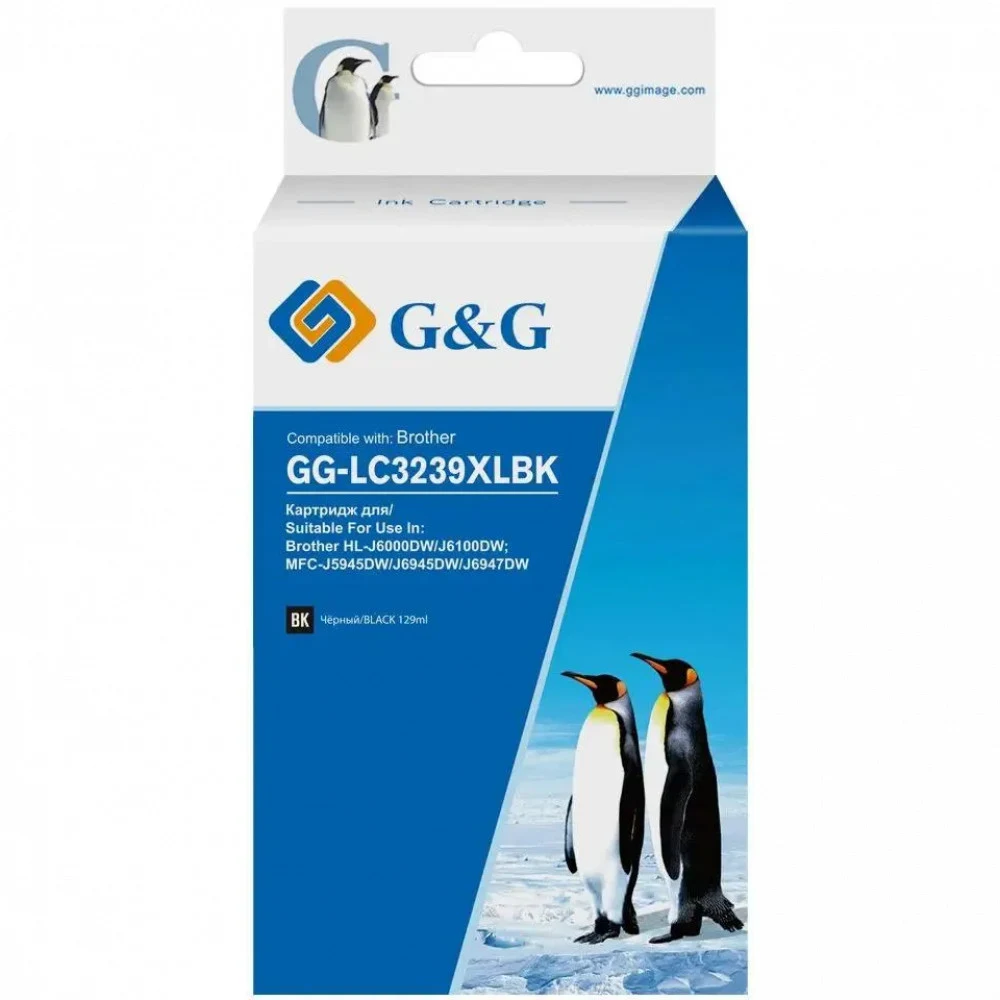 Струйный картридж LC3239XLBK черный до 6000 стр. повышенной емкости для MFC-J6945DW, MFC-J5945DW, HL-J6000DW
