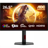 Монитор AOC 26,5" Q27G4ZDR, 16:9, QD-OLED, QHD, 0,03ms, 400cd, 240Hz, HDMI, DP, USB, HAS