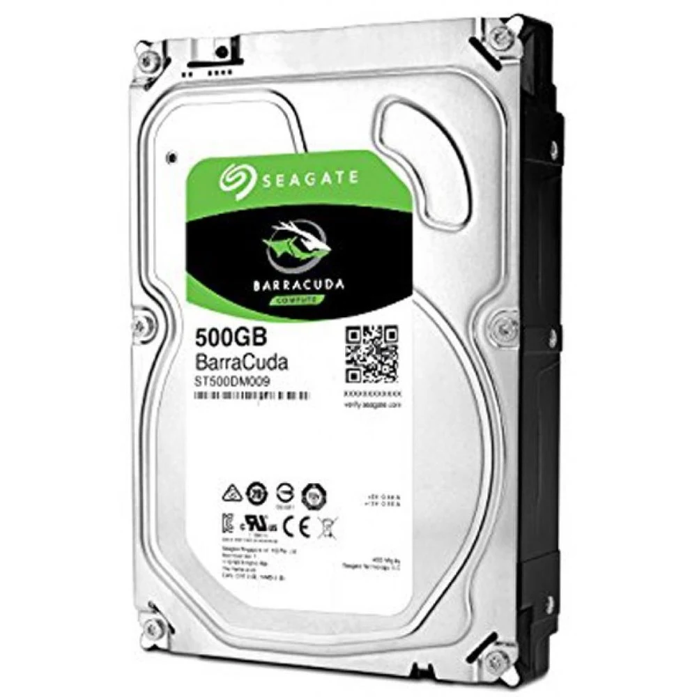 Жесткий диск Seagate BarraCuda 500 GB SATA 3.5" 7200rpm 32Mb Интерфейс: (with NCQ) SATA 6Gb/s Особенности и работа Seagate AcuTrac™ Technology: Нет Поддержка скорости передачи данных SATA: (Gb/s) 6.