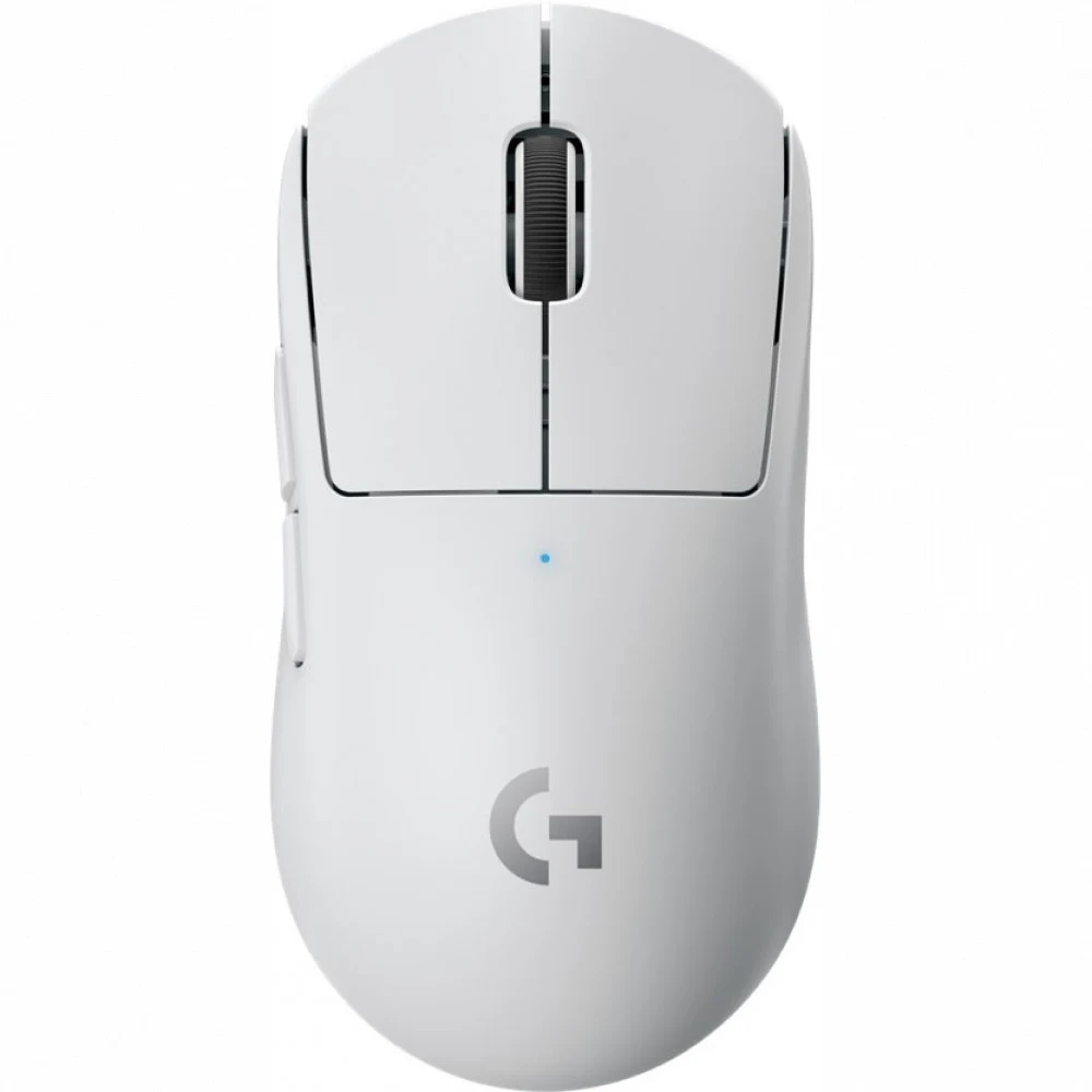 Мышь игровая Logitech G PRO X Superlight White [910-005942] белая, беспроводная Lightspeed, cенсор Hero 25K 100-25600dpi, 5 кнопок, облегченная 63гр, правый хват