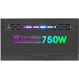 Блок питания, Thermaltake, Toughpower GF2 ARGB 750W, PS-TPD-0750F3FAGE-2, 750W, ATX, 80 Plus Gold, APFC, 20+4 pin, 4+4pin, 9*Sata, 4*Molex, 1*FDD, 4*PCI-E 6+2 pin, Вентилятор 14 см, Кабель питания,