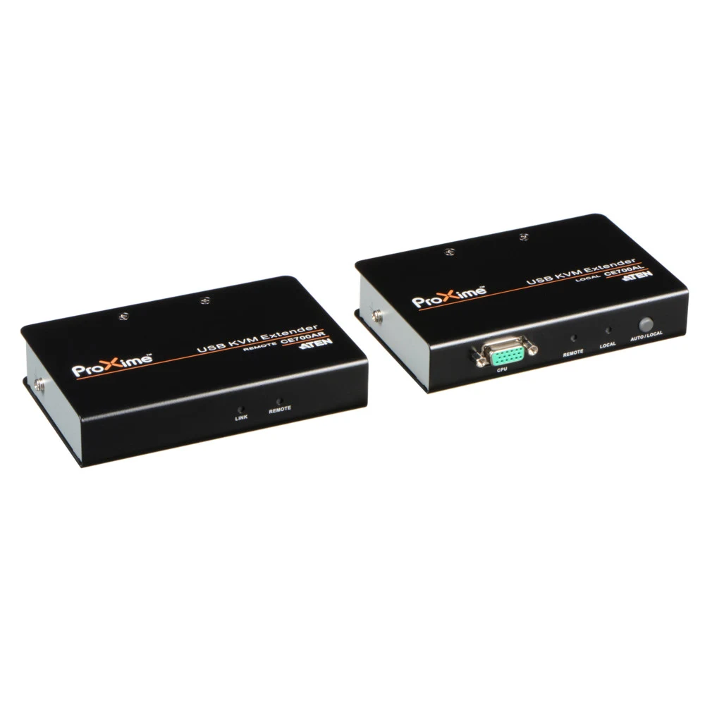 Удлинитель консоли USB (клав.+мышь+мон.) на 150м/ DUAL CONSOLE USB KVM EXTENDER W/1.8M