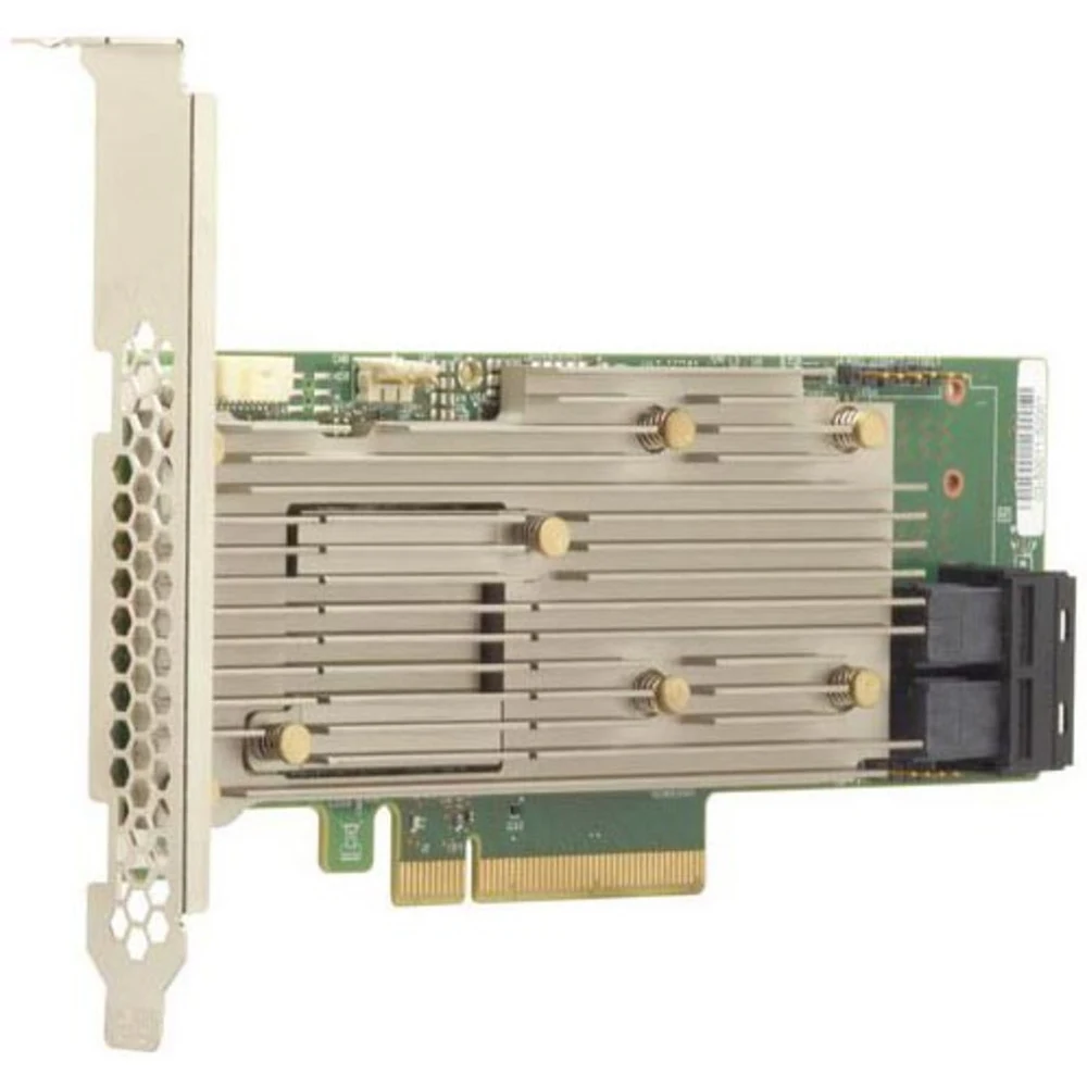 контроллер Broadcom RAID Controller 9460-8i, PCI-E 3.1 x8 LP, Tri-Mode SAS/SATA/NVMe, RAID 0,1,5,6,10,50,60, 8port (2*SFF8643), 2GB Cache, SAS3508, RTL