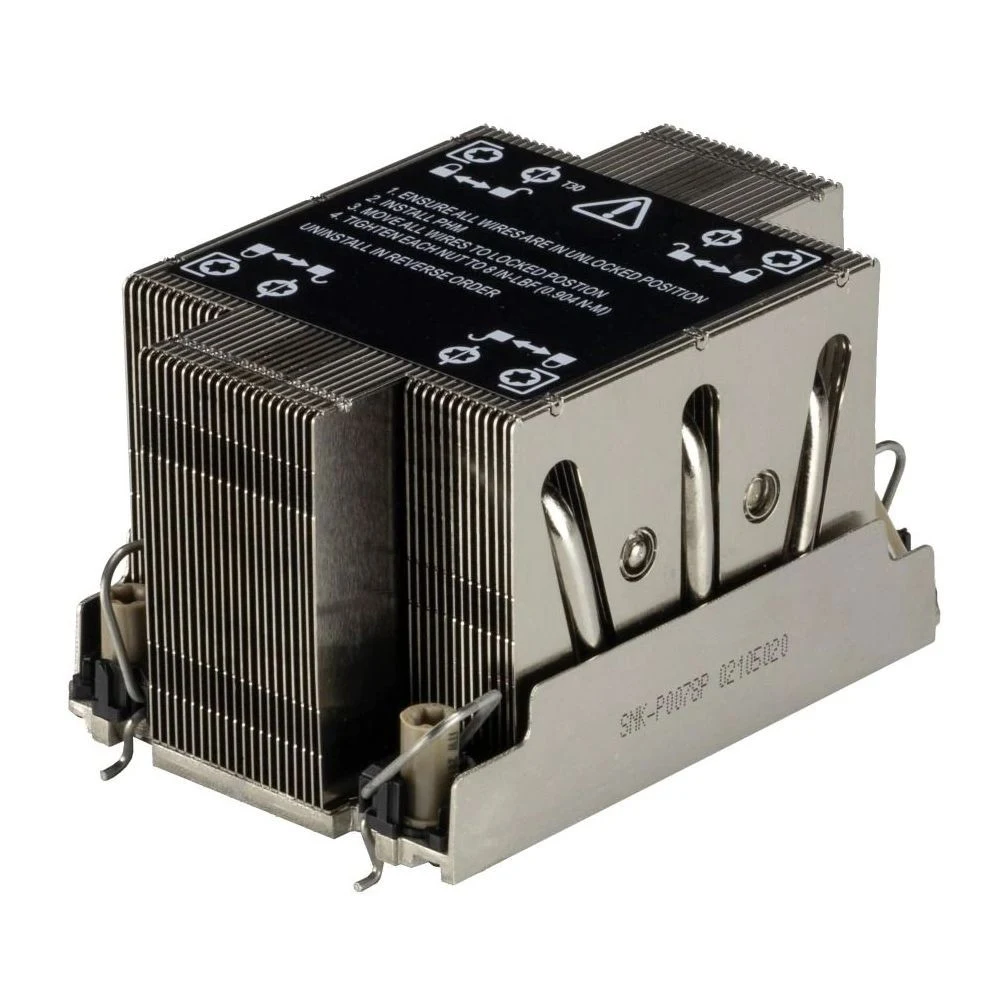 Пассивный кулер SuperMicro SNK-P0078P 2U Passive CPU Heat Sink for LGA 4189 X12 113x78 mm, (420964) {24}