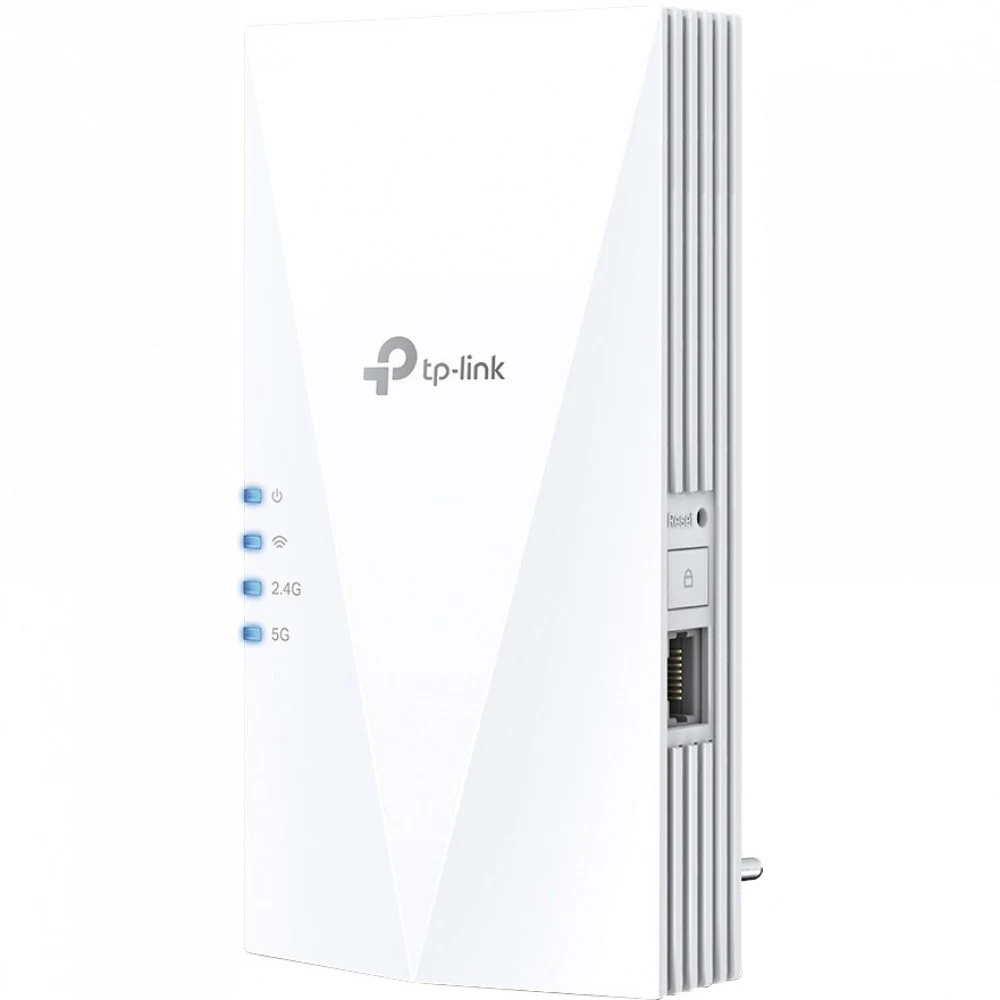 Повторитель беспроводной AX1500 Tp-Link RE500X &lt Wi-Fi 6 AX1500 усилитель Wi-Fi сигнала с поддержкой OneMesh™, GbE LAN порт, 300 Mbps 2,4 GHz + 1201 Mbps 5 GHz, 802.11b/g/n/ac, OFDMA, MU-MIMO, Bea