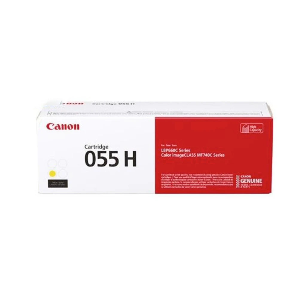 Картридж лазерный Canon 055 H Y 3017C002 желтый (5900стр.) для Canon LBP663Cdw/LBP664Cx/MF746Cx/MF742Cdw/MF744Cdw