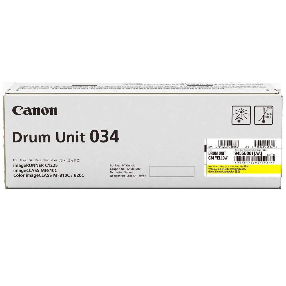 Фотобарабан Canon Фотобарабан Drum Unit Yellow for imageRUNNER C1225iF/C1225. Yield: 34,000 pages.