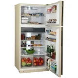 Холодильник Sharp SJXE55PMBE с верхним расположением морозильной камеры, beige(536(388+148), A++, Full No Frost/Hybrid Cooling, J-TECH Inverter,800 х1750 х735