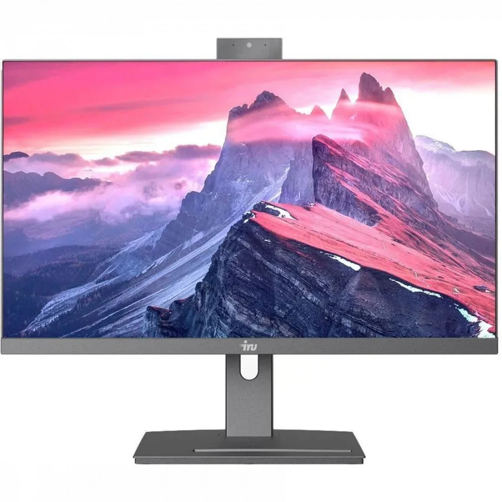Моноблок IRU Office 23IM 23.8" Full HD i5 1035G4 (3.6) 8Gb SSD256Gb Iris Plus Graphics Free DOS GbitEth WiFi BT 120W Cam черный 1920x1080