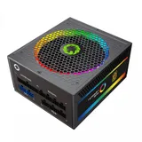 Блок питания, Gamemax, RGB 550W Rainbow, 210604500049, 550W, ATX, 80 Plus Gold, APFC, 20+4 pin, 4+4pin, 6*Sata, 3*Molex, 1*FDD, 2*PCI-E 6+2 pin, Вентилятор 14 см, Подсветка RGB, Кабель питания, Чёрн
