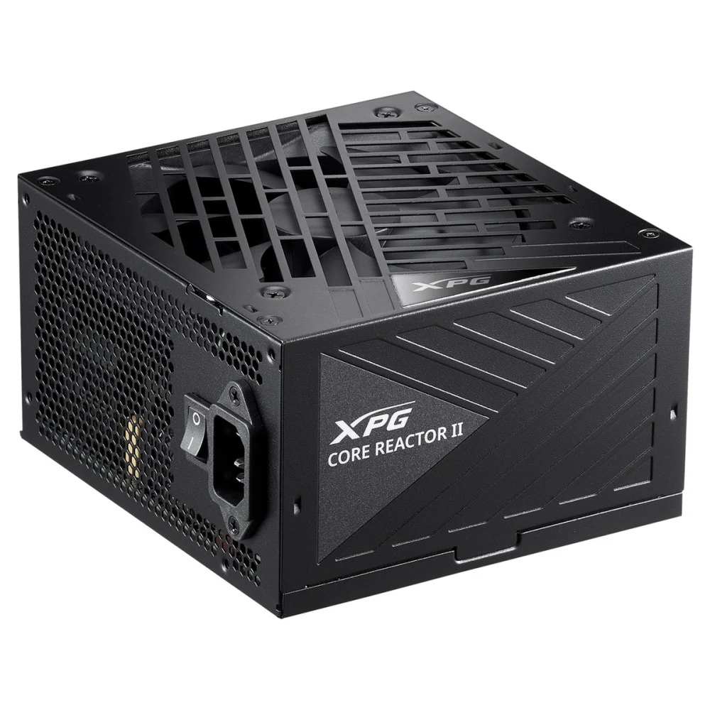 Блок питания XPG CORE REACTOR II 850 black (ATX 3.1, 850W, Full Modular, PWM 120mm FDB fan, Active PFC, DC to DC, Half-Bridge & LLC converter, 80+ GOLD, all Japanese capacitors, черный) RET