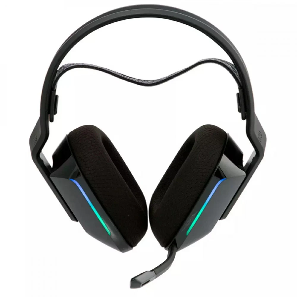 Беспроводные игровые наушники LOGITECH G733 чёрные (USB, 2,4 ГГц, PRO-G 40 мм, RGB подсветка, 981-000867/981-000864)
